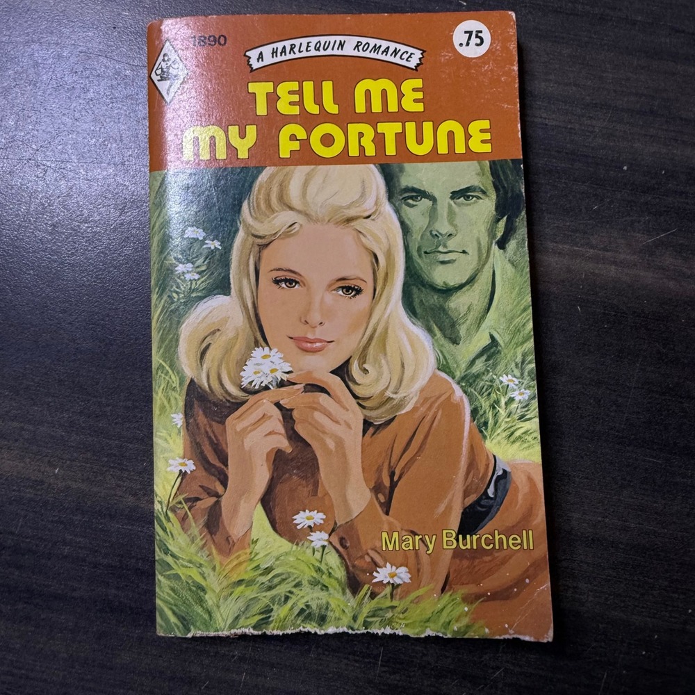Mary Burchell Tell‎ Me My Fortune Vintage Harlequin Romance Paperback Book 1970s
